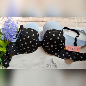 Bundle/Lot of 2 Juicy Couture Push Up Tshirt Bra Size 38C